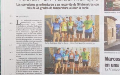 El 17 de Agosto tuvo lugar la celebración de la XIII edición LA GACETA REGIONAL PUBLICÓ el siguiente artículo.